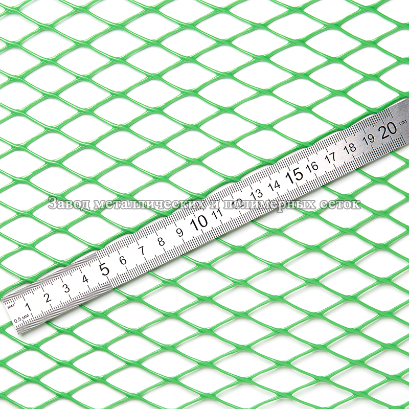 Сетка полимерная 15х15 (1,0х30)м зеленая