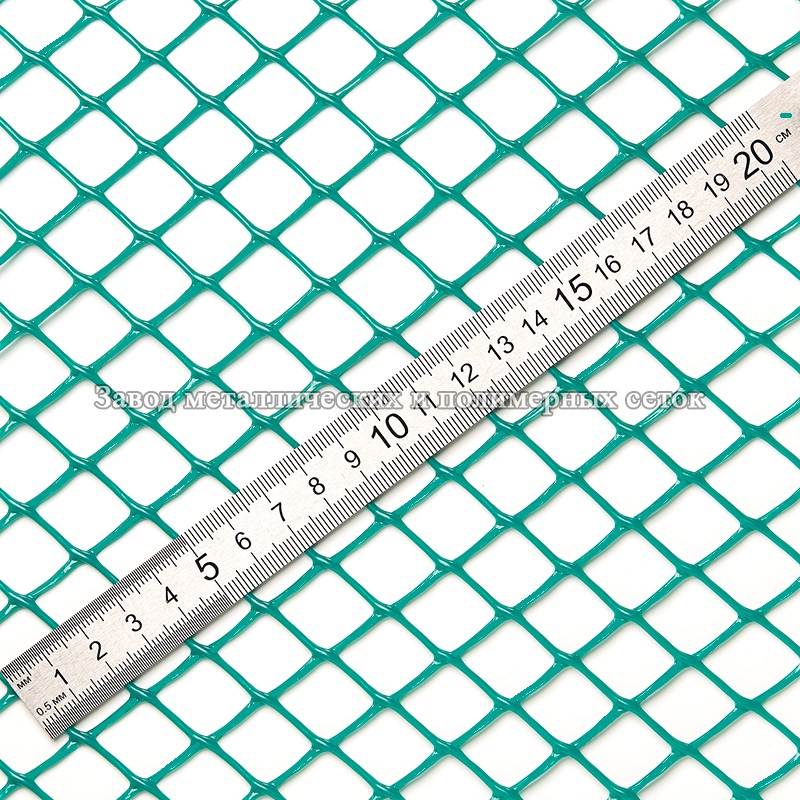 Сетка полимерная 14х14 (1,25х30)м хаки